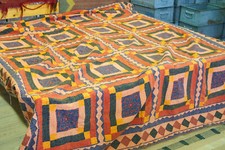 telo indiano copriletto ttt008 copriletto , con ricami