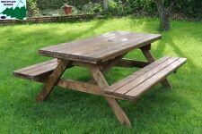 TAVOLO DA GIARDINO ESTERNO MOD. MOUNTAIN PIC NIC 8+2 POSTI