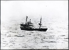 Foto vintage Peschereccio sovietico con antenne 1961 Ft 36589 - Stampa 20x12 cm