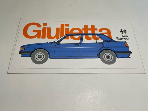 Adesivo giulietta vintage - adesivo, alfa