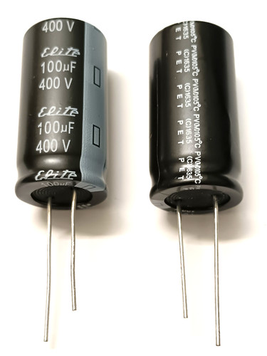 100uf 400v elite condensatore - 400v,