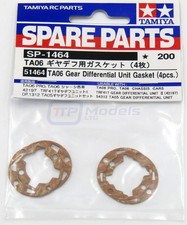 Tamiya 51464 TA06 Guarnizione gruppo differenziale ingranaggi (4 pz.), XV01/TRF418/TRF503/M07