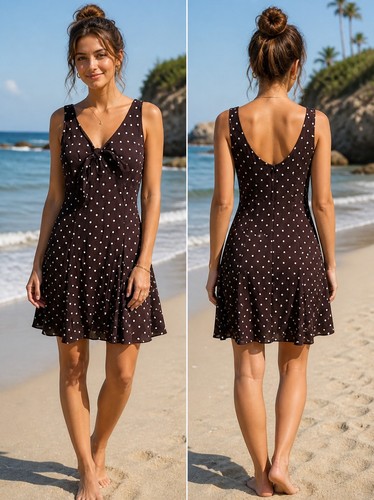 Mini abito floreale vintage