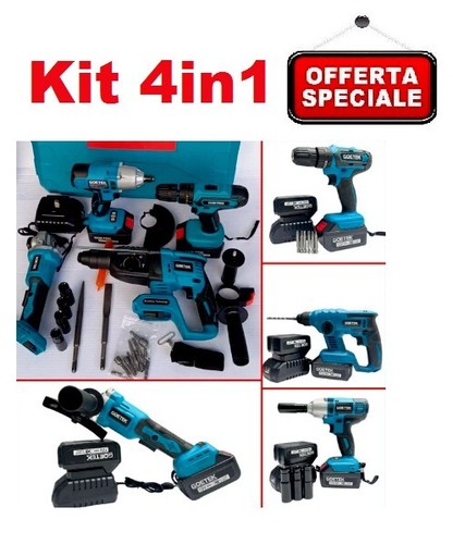 Set avvitatore - 1, +