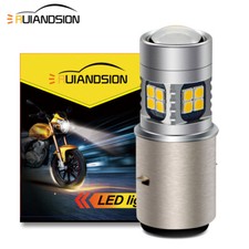 1X Jaune BA20D 3030 LED Lampe
