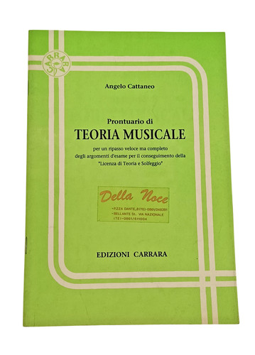 Prontuario teoria musicale - teoria,