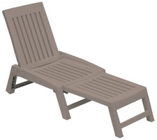 Lettino Prendisole in Resina