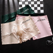 Boxer uomo 3D convesso marsupio sexy intimo ultrasottile seta ghiaccio mutande