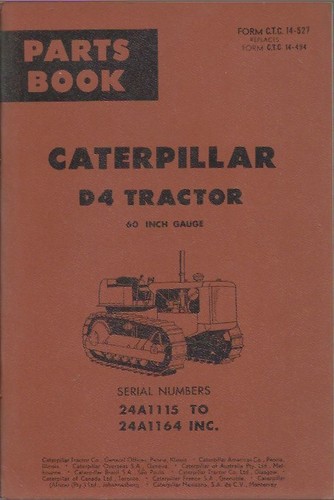 Trattore caterpillar - caterpillar, d4