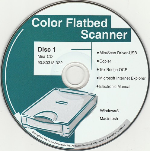 Acer color flatbed scanner - acer,