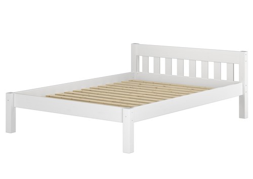 Solido letto classico - , bianco