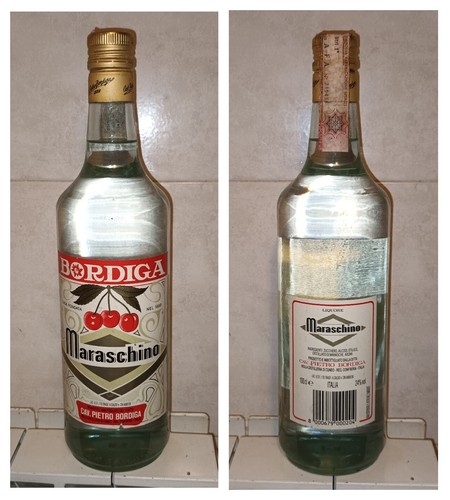 Bottiglia vintage liquore