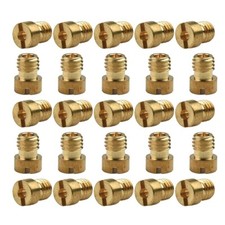 Set completo di 25 getti principali per carburatore Dellorto SHA SHBC SHB