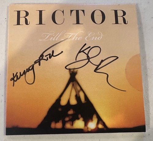 Rictor till the end signed - cd,