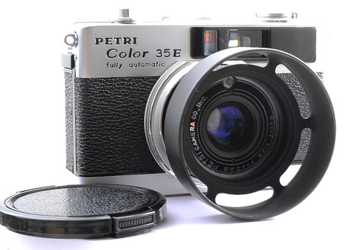 Fotocamera pellicola petri - fotocamera,
