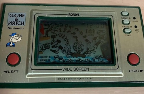 Nintendo game watch popeye - game,