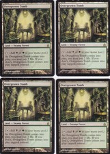 Quattro (4) MTG Overgrown Tomb