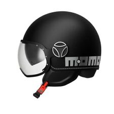 MOMO DESIGN FIGHTER EVO E2206 JET  MONO MATT /BLACK SILVER COLORE OO1 NEW 2025