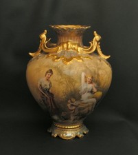 Vaso sfarzoso Art Nouveau, M