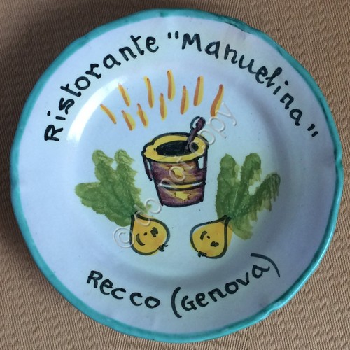 Piatto buon ricordo recco - ricordo,