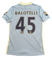 MAGLIA CALCIO MANCHESTER CITY BALOTELLI 2011/12 UMBRO JERSEY FOOTBALL SHIRT