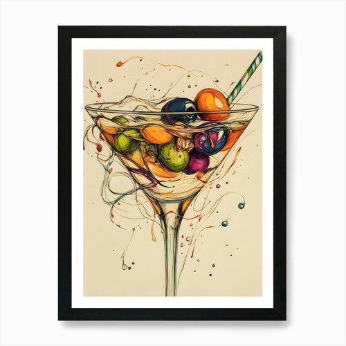 Quadro moderno martini - quadro,