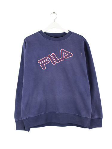 Maglione fila ricamato blu - fila,