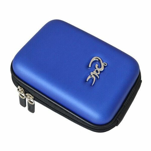 Croco blu custodia media - blu,