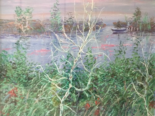 Quadro olio bruno - bruno, salvagnin