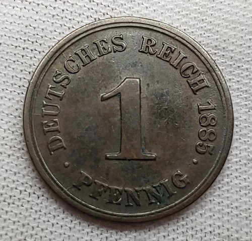 1885 pfennig tedesco km 1 - pfennig,
