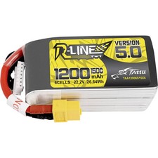 Tattu Batteria ricaricabile LiPo 22.2 V 1200 mAh Numero di celle: 6 150 C