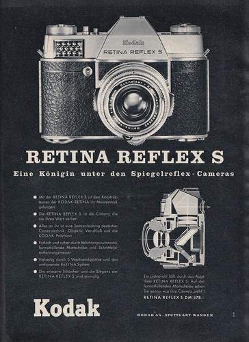 Kodak retina reflex - reflex, s