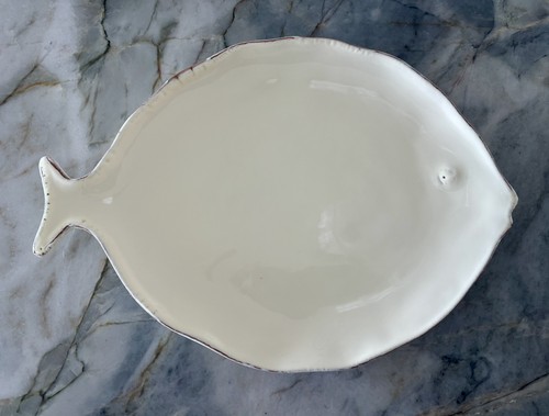 Piatto forma pesce vietri - piatto,