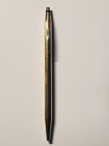 Penna sfera croce - a, oro