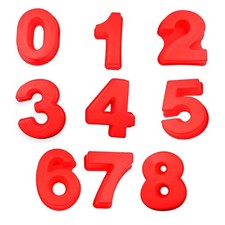 Hsthe Sea Stampi per Torta con Numeri Grandi in Silicone da 9 Pezzi, 25 (l4h)