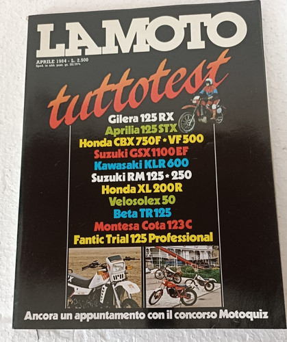 Moto 1984 gilera 125 rx - -,