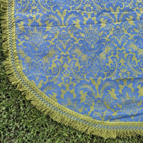 Copriletto damascato vintage - damascato,