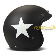 Casco jet DMD Vintage nero