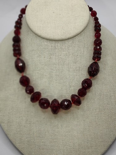 N586 collana vintage ciliegia - n586,