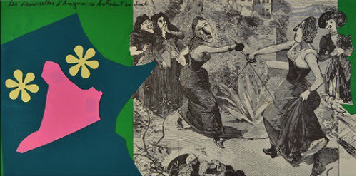 Enrico baj litografia a - litografia,