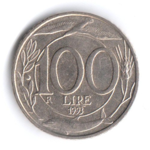 Italy 100 lire 1993 - italy,