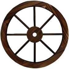 Ruota carro in legno da