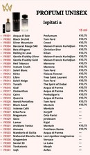 Profumo Forie' Unisex DA 15ML  50ML   120ML