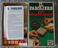 IL PAROLIERE - Gioco Delle Parole Nascoste. Editrice Giochi Milano.  1979