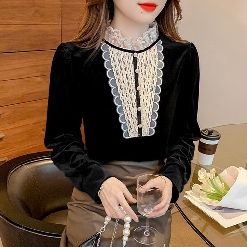 Camicetta camicia velluto