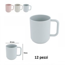 x Set 12 Pezzi Tazze Bicchieri