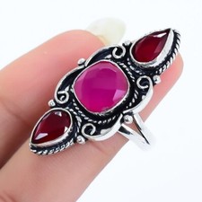 Rosso rubino granato gemma a - rosso,