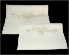 ASCIUGAMANI PURO LINO RICAMO A