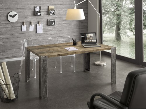 Tavolo moderno legno antico - legno,