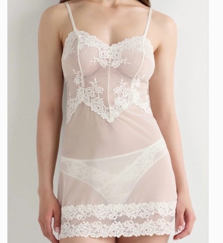 Intimissimi sheer lace chemise - lace,